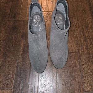 Vince Camuto Charcoal Ankle Booties